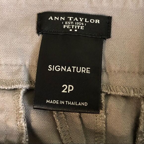 Ann Taylor Light Gray Chinos - Picture 3 of 11